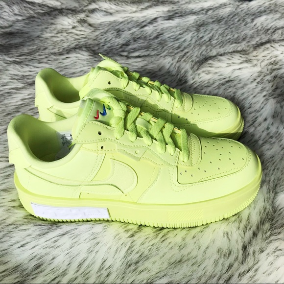 Nike Air Force 1 AF1 Fontanka Yellow Strike/LT Lemon - Picture 8 of 12